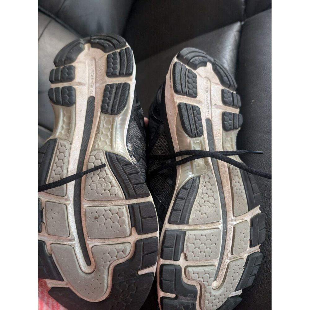 Asics Gel Nimbus 19 Athletic Women's Size 8.5 Running Shoes Black White Silver - Picture 6 of 8